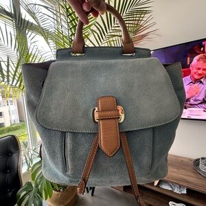 MK backpack suede bag (jean color)